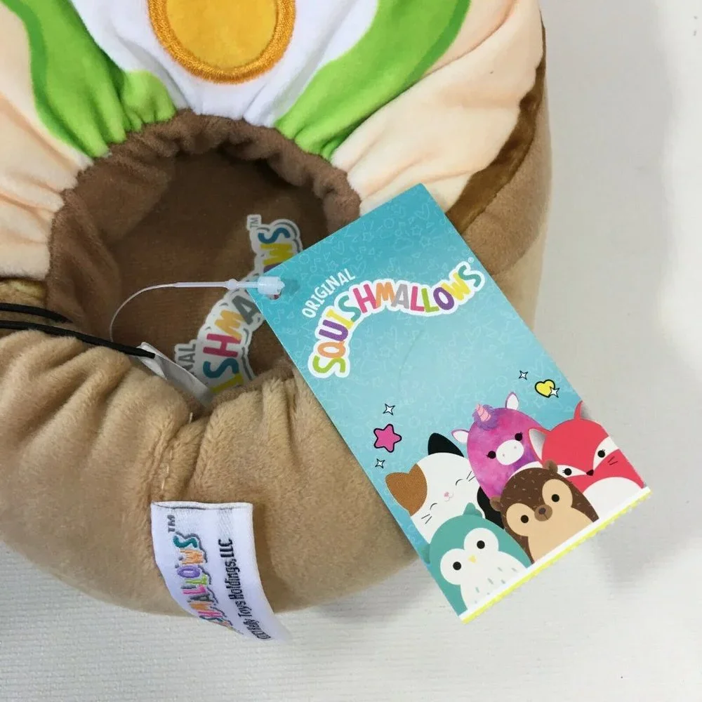 Squishmallows Girls Slippers Avocado Toast Size 2-3 Green